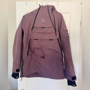 Dope Snow Akin Women’s Ski/Snowboard Jacket in Faded Grape, Size Medium